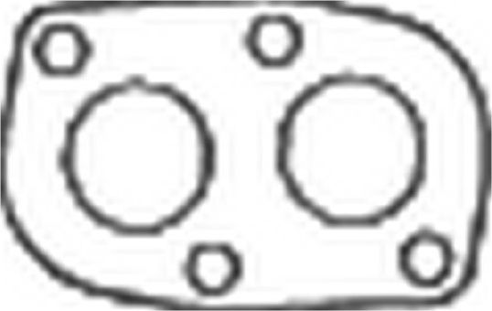 Прокладка глушителя Bosal. Артикул 256-237