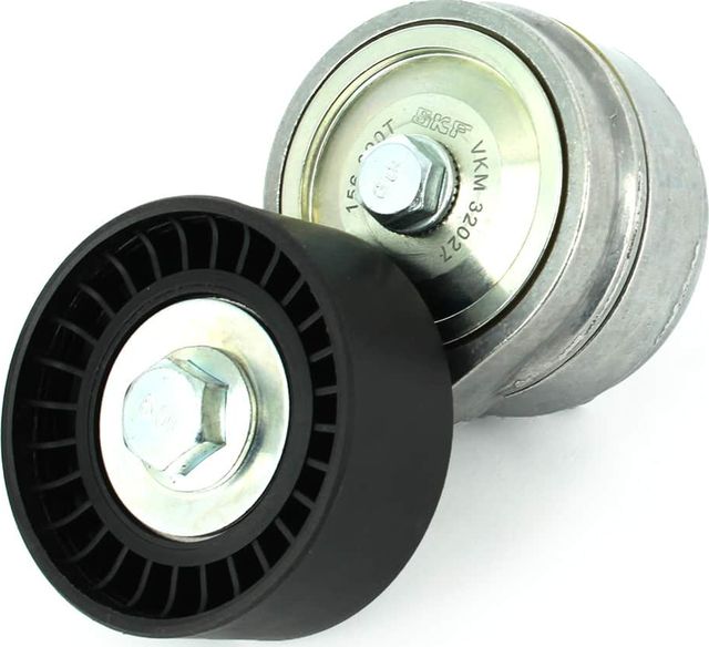 Натяжной ролик (натяжитель) приводного поликлинового ремня SKF нижний для Fiat Multipla I 1999-2010. Артикул VKM 32027