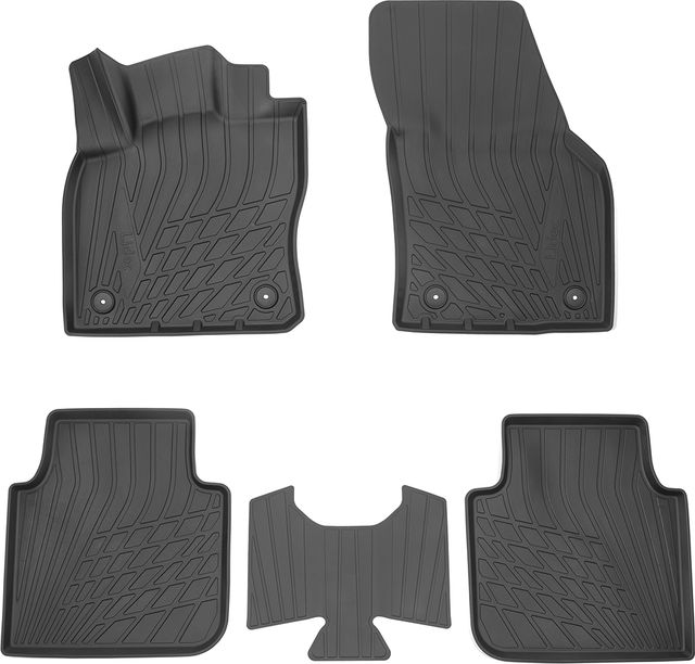 Коврики литьевые 3D Норпласт для салона Skoda Kodiaq 2017-2026. Артикул NP11-LdC-81-250