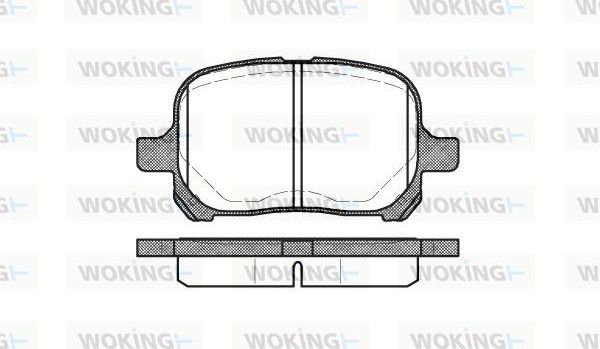 Тормозные колодки Woking. Артикул P7213.00