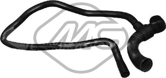 Патрубок радиатора (системы охлаждения) Metalcaucho нижний для Opel Corsa C 2000-2009. Артикул 09550