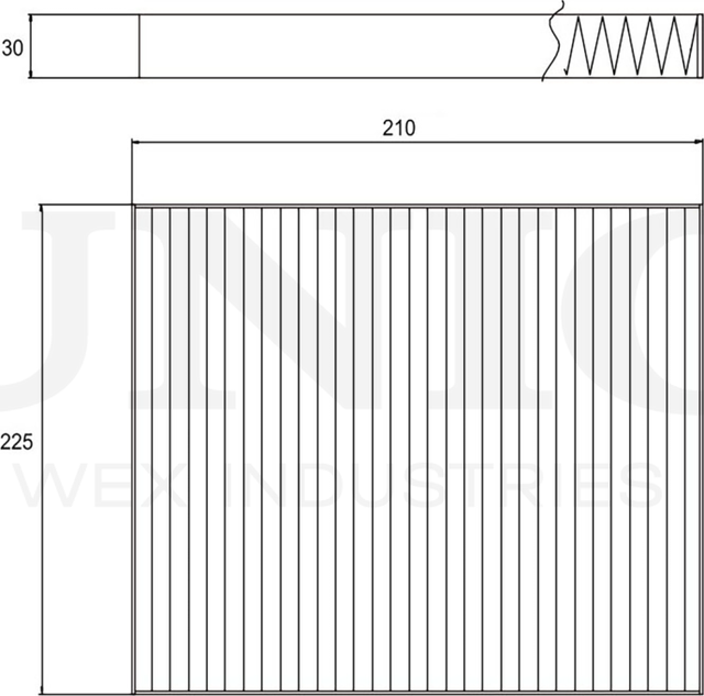 Фильтр салона (Unio). Артикул FLT-40152