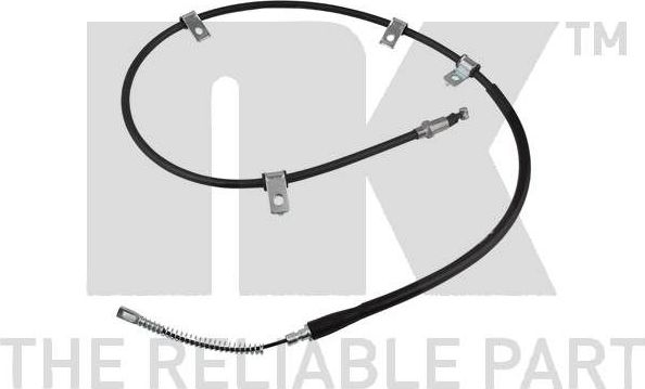 Трос ручника (тросик ручного тормоза) NK. Артикул 905002