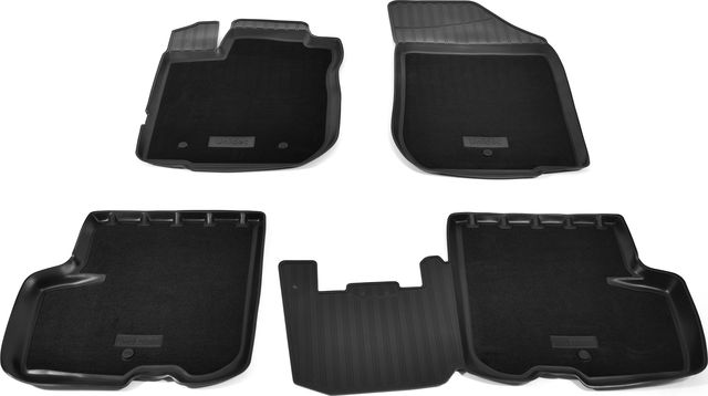 Коврики комбинированные 3D Норпласт для салона Renault Logan L52 II 2014-2026. Артикул NPA11-C69-350-CM