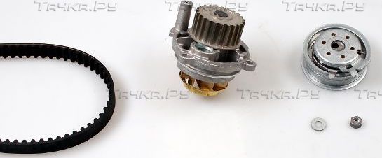 Помпа (водяной насос) с комплектом ремня ГРМ Hepu для Volkswagen Golf IV 1997-2006. Артикул PK05720