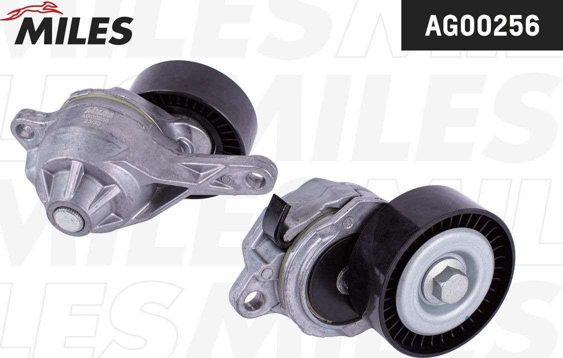 Натяжной ролик (натяжитель) приводного клинового зубчатого ремня Miles. Артикул AG00256