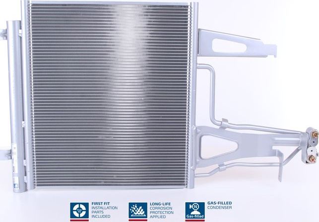 Радиатор кондиционера (конденсатор) Nissens (алюминий). Артикул 941136