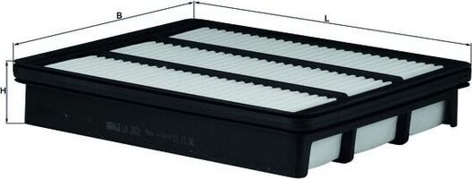 Воздушный фильтр Mahle. Артикул LX 2821