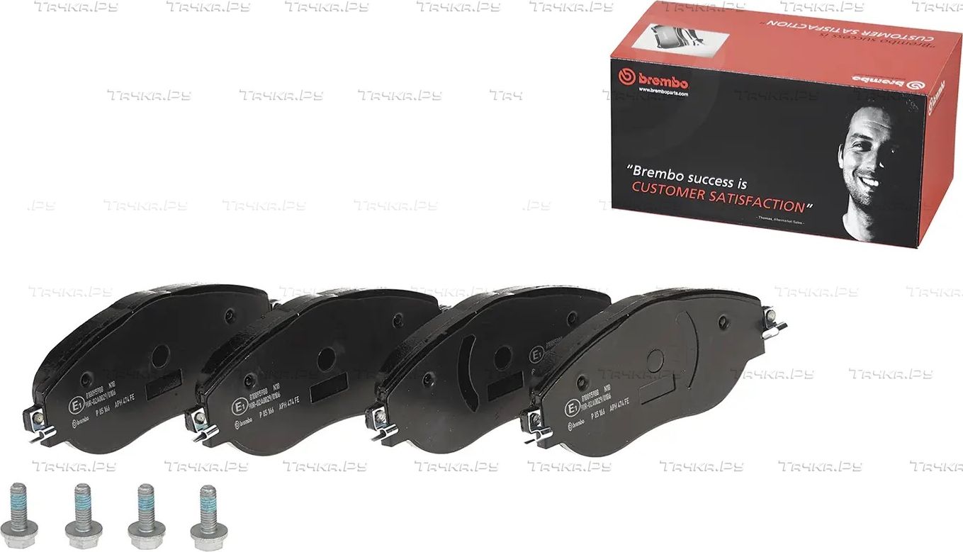Тормозные колодки Brembo PRIME LINE передние для Volkswagen Passat B8 2014-2026. Артикул P 85 166