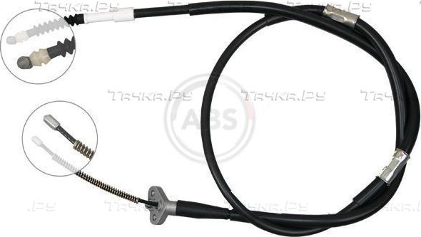 Трос ручника (тросик ручного тормоза) ABS. Артикул K12877