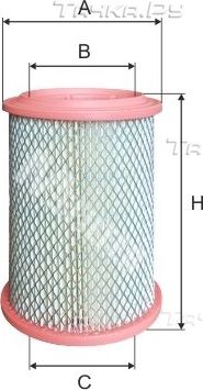 Воздушный фильтр MFilter для Skoda 100 Series I 1970-1977. Артикул A 530