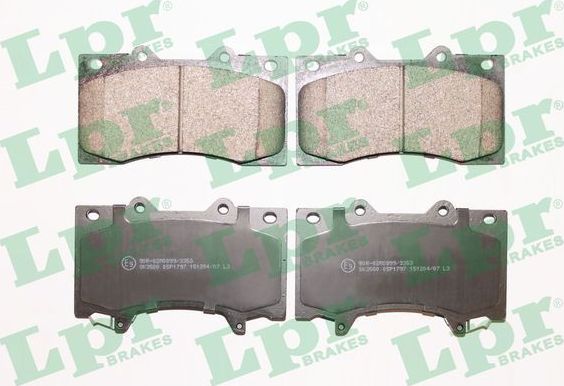 Тормозные колодки LPR. Артикул 05P1797