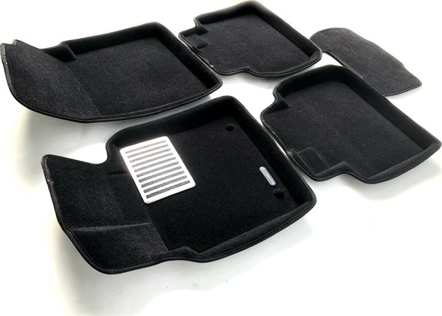 Коврики текстильные Euromat 3D Lux для салона Toyota Camry 70 (V70, XV70) 2018-2026 (вкл. GR Sport). Артикул EM3D-005101