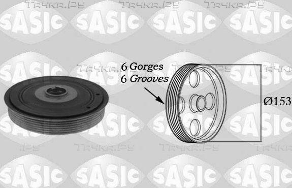 Шкив коленвала Sasic для Citroen C1 I 2005-2014. Артикул 2150012