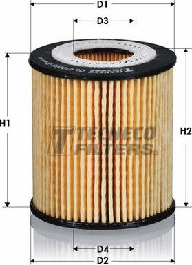 Масляный фильтр  Tecneco Filters. Артикул OL0234E