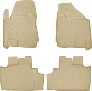 Коврики Норпласт для салона Cadillac SRX II 2010-2026. БЕЖЕВЫЕ. Артикул NPL-Po-10-51-B