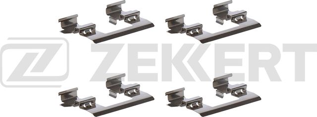 Комплект установочный перед. торм. колодок Nissan Qashqai (_J10_) 07-  X-Trail (T31) 07- Zekkert. Артикул BR-1487