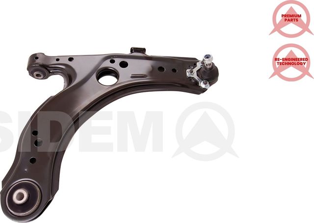 Поперечный рычаг передней подвески Sidem (Листовая сталь) правый нижний для Audi S3 I (8L) 1999-2003. Артикул 37471 R