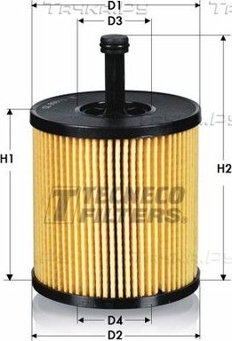Масляный фильтр  Tecneco Filters. Артикул OL09813E