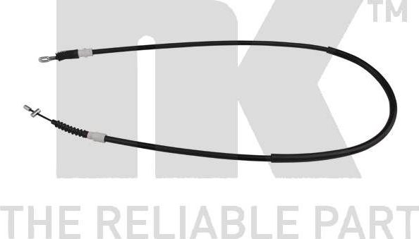 Трос ручника (тросик ручного тормоза) NK. Артикул 904823