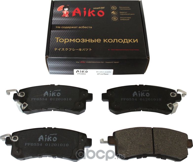 Колодки NISSAN Patrol, INFINITI QX56 (2011-) задние (Aiko). Артикул PF0554