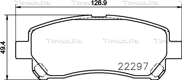 Тормозные колодки Nisshinbo. Артикул NP1084