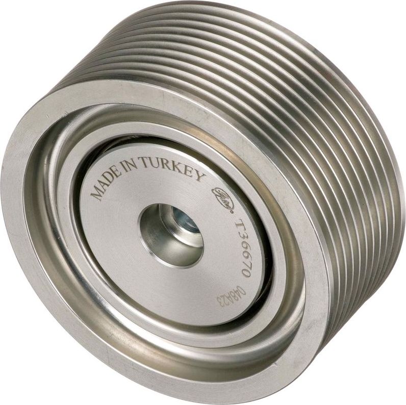Направляющий (ведущий) ролик приводного поликлинового ремня Gates (Металл). Артикул T36670