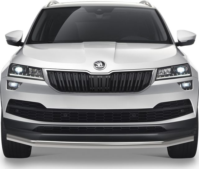 Защита Rival переднего бампера d57 для Skoda Karoq 2020-2025. Артикул R.5102.002