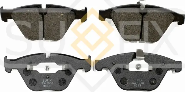 Колодки дисковые тормозные передние правые/левые BMW 3 (E90) 2004-2011 (Sufix). Артикул SX1058