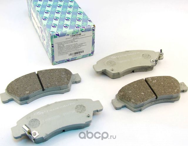 КОЛОДКИ ДИСКОВЫЕ (Trustauto). Артикул TABP2058
