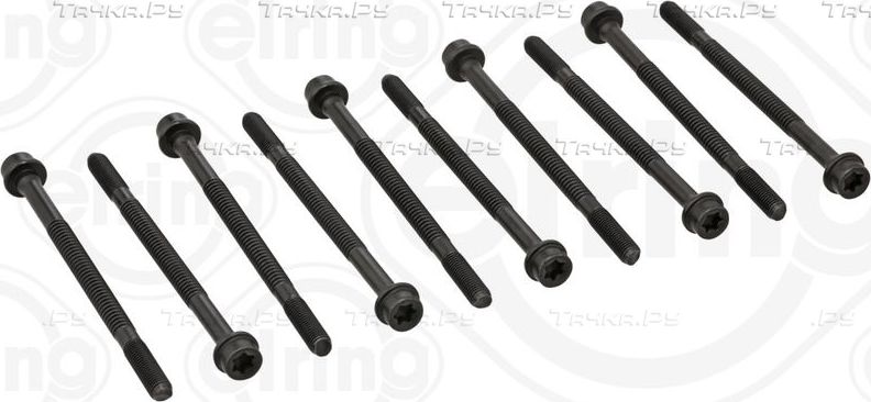 Комплект болтов ГБЦ Elring для Citroen BX 1984-1994. Артикул 758.280