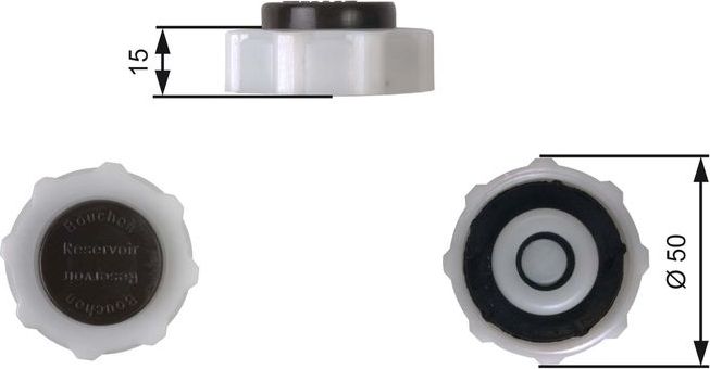 Крышка для радиатора Gates. Артикул RC222