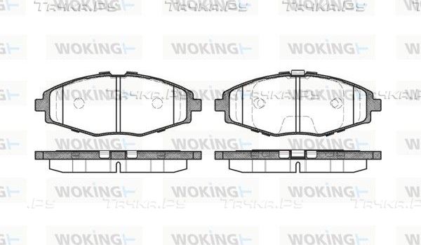Тормозные колодки Woking. Артикул P7963.00