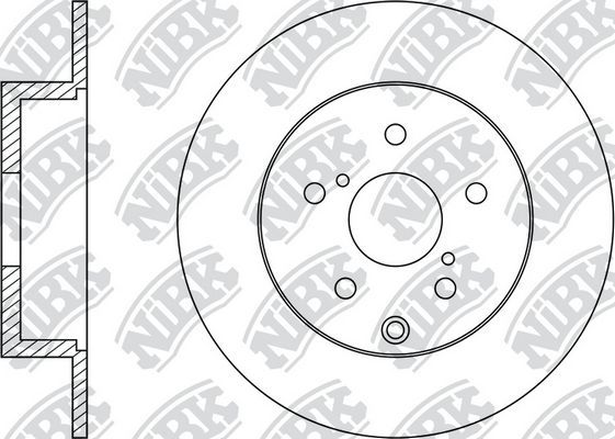 Тормозной диск NiBK. Артикул RN1441