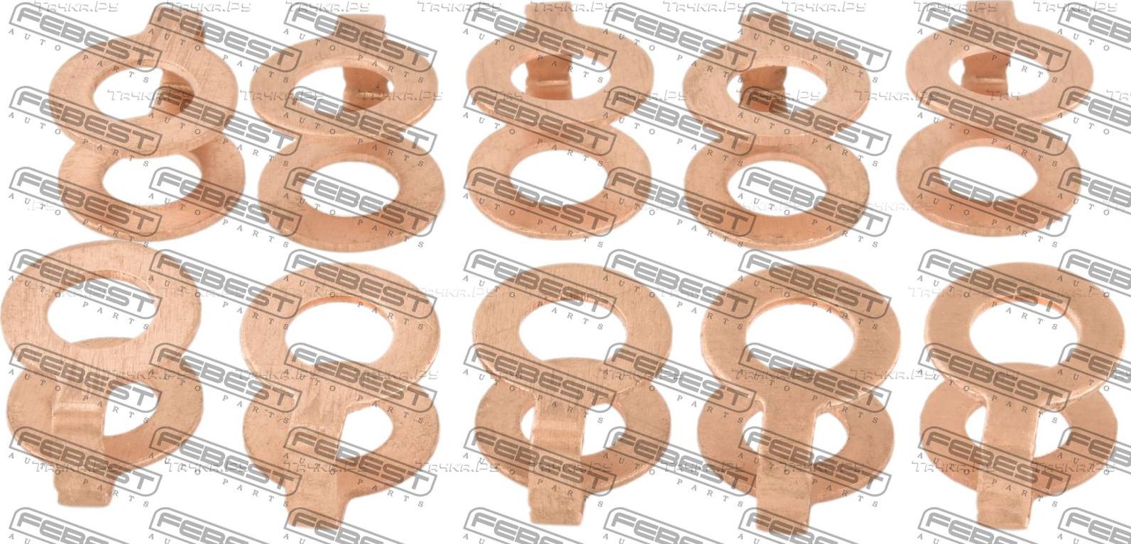 Кольцо форсунки уплотнительное Febest. Артикул RINGFL-020-PCS10