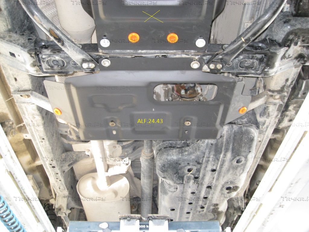 Защита Alfeco для раздатки Lexus GХ 460 2009-2026. Артикул ALF.24.43 st