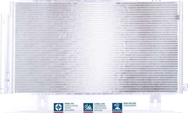 Радиатор кондиционера (конденсатор) Nissens (алюминий). Артикул 941180