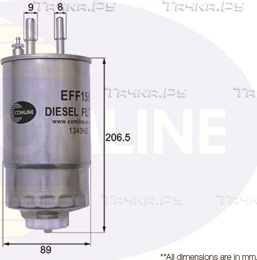 Топливный фильтр Comline для Alfa Romeo Brera 2006-2011. Артикул EFF156