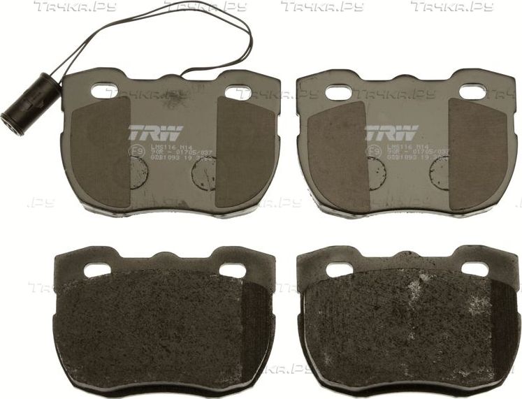Тормозные колодки TRW COTEC передние для Land Rover Discovery I 1989-1998. Артикул GDB1093