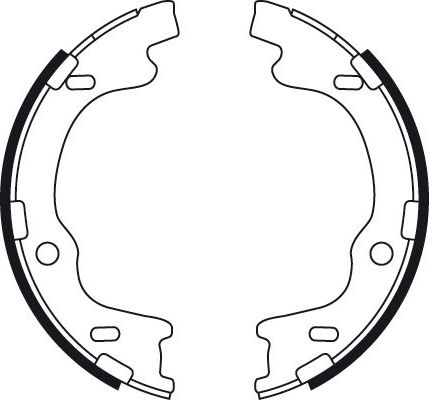 Тормозные колодки (стояночная тормозная система) TRW. Артикул GS8757