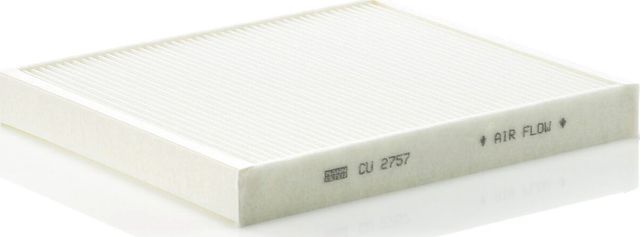 Салонный фильтр Mann-Filter. Артикул CU 2757
