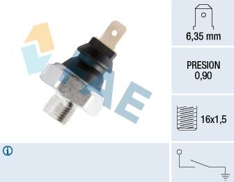 Датчик давления масла FAE. Артикул 12935
