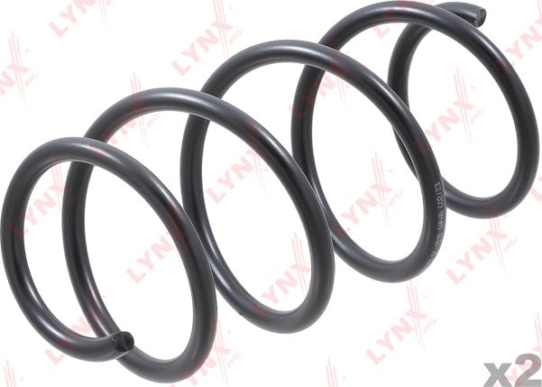 Пружина подвески LYNXauto передняя для Skoda Octavia A7 2012-2019. Артикул SC-1910