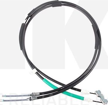 Трос ручника (тросик ручного тормоза) NK. Артикул 9025102