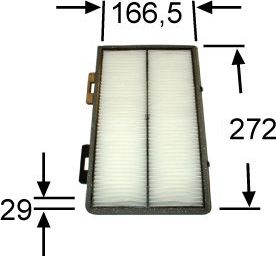 Салонный фильтр JS Asakashi. Артикул AC0158