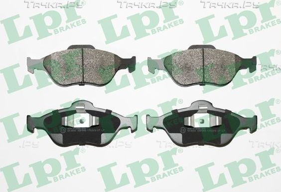 Тормозные колодки LPR передние для Ford Fiesta IV 1998-2003. Артикул 05P949