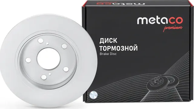 Диск тормозной задний TOYOTA AURIS (2006>) (Metaco). Артикул 3060-528