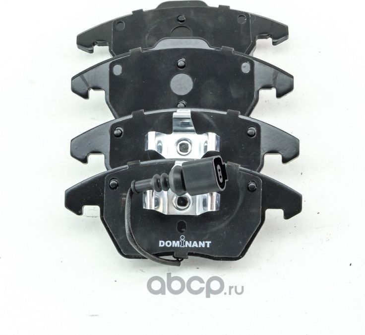 Колодки тормозные передние, комплект (Dominant). Артикул AW0070100001