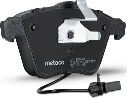 Колодки барабанные к-кт (Metaco). Артикул 3000471