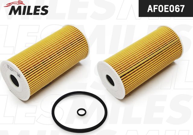 Масляный фильтр Miles для Hyundai Santa Fe IV 2018-2025. Артикул AFOE067